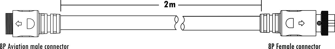 Кабель 2 м ITC серия ts-06 ITC TS-02L